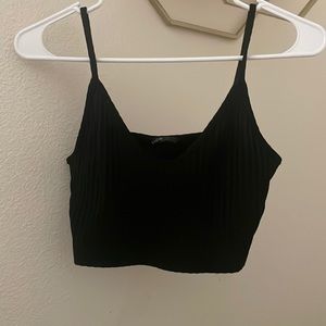 Black Crop Top